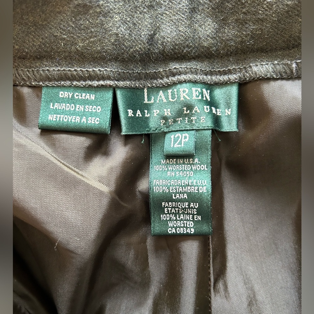 Lauren Ralph Lauren Wool Trouser Pants - Picture 3 of 3